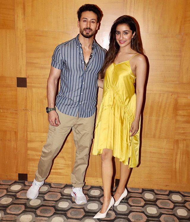 Shraddha Kapoor with Tiger Shroff