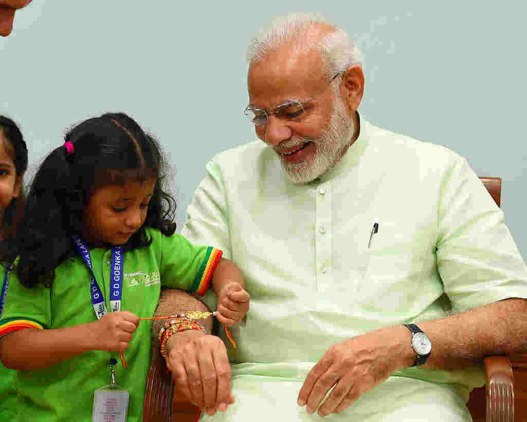 Narendra Modi Raksha Bandhan