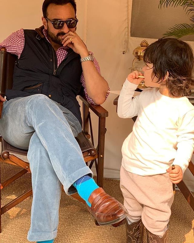 Saif and Taimur