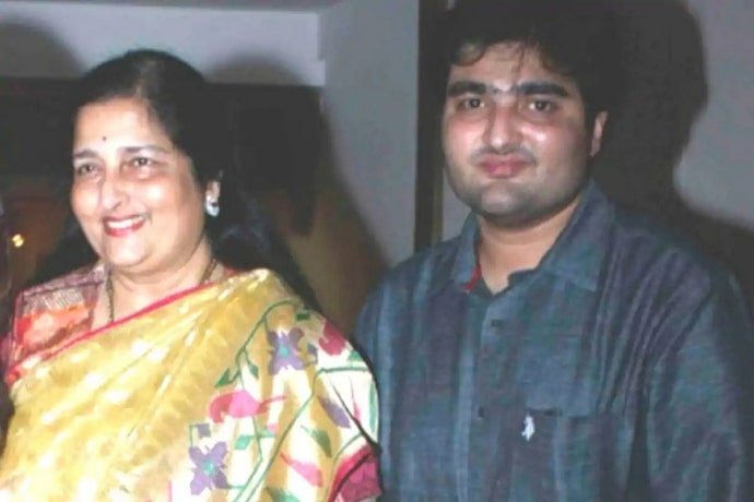 Aditya Paudwal and Anuradha Paudwal