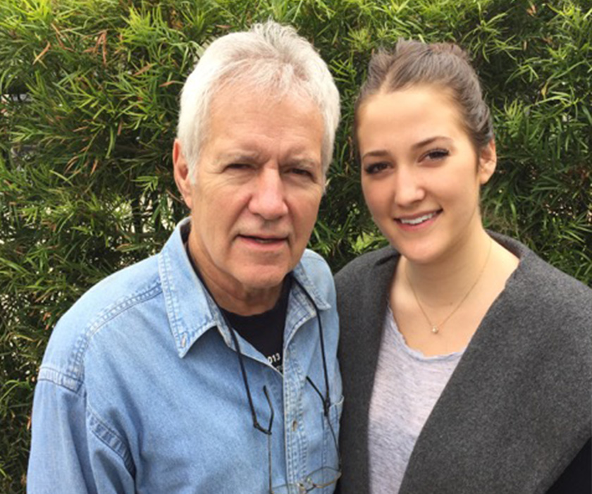 Emily Trebek and Alex Trebek