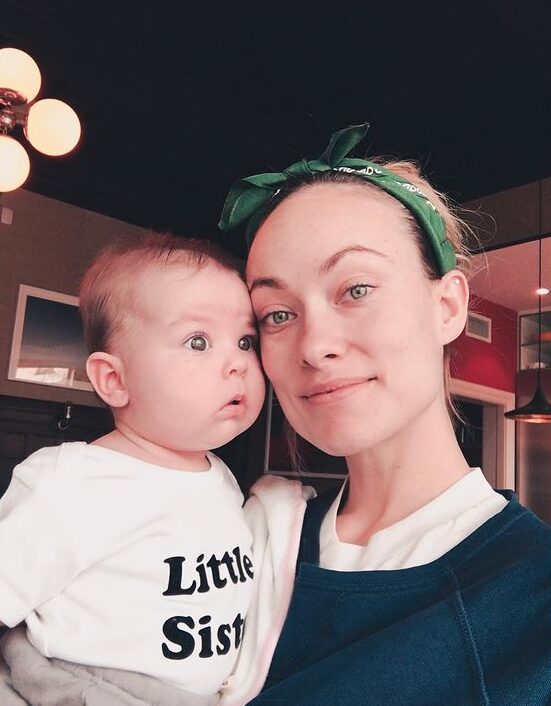 Daisy with her mom Olivia Wilde