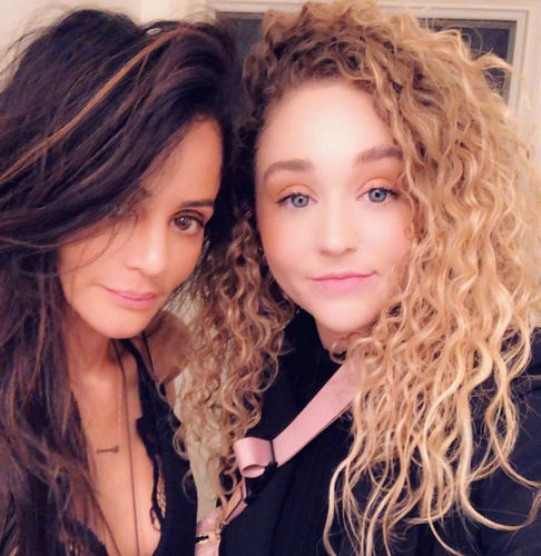 Persia White with Daughter