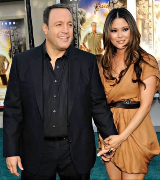 Kevin James and Steffiana De La Cruz