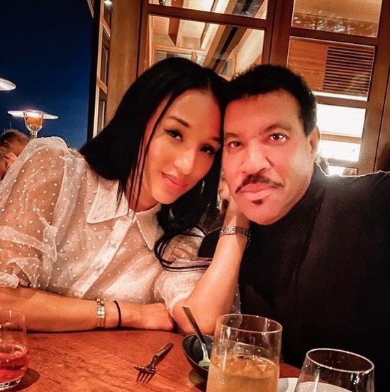 Lisa Parigi and Lionel Richie