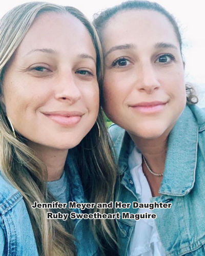 Jennifer Meyer and Her Daughter Ruby Sweetheart Maguire