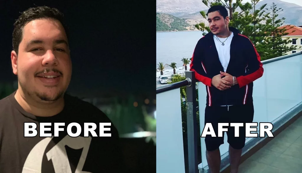 GreekGodx Before and After Weight Loss