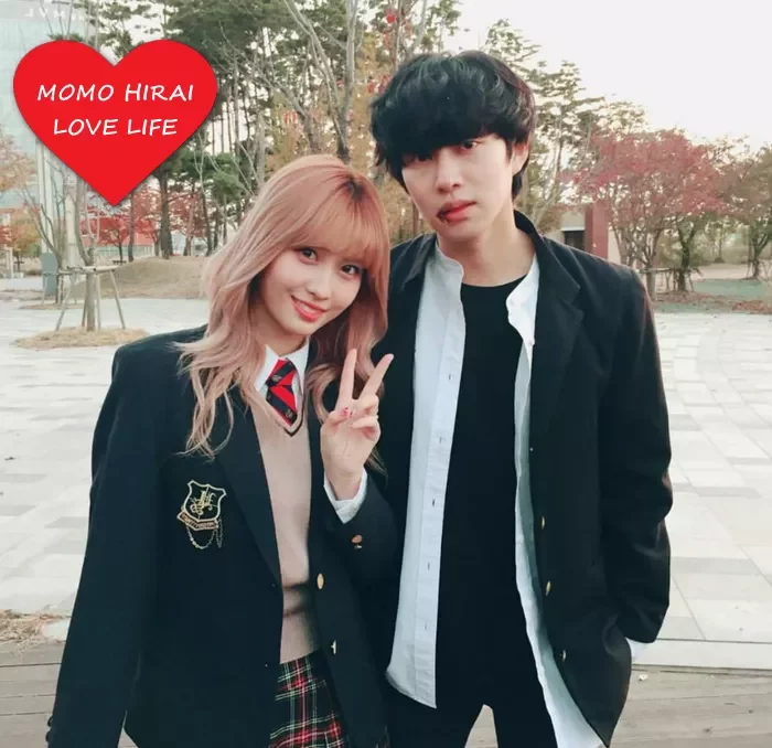 Momo Hirai and Kim Heechul