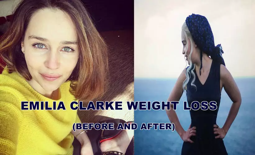 Emilia Clarke Before and After Weight Loss